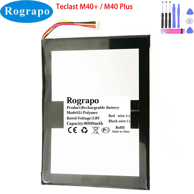 3.8V 8000mAh Teclast M40 Plus M40+ Tablet PC Rechargeable Battery