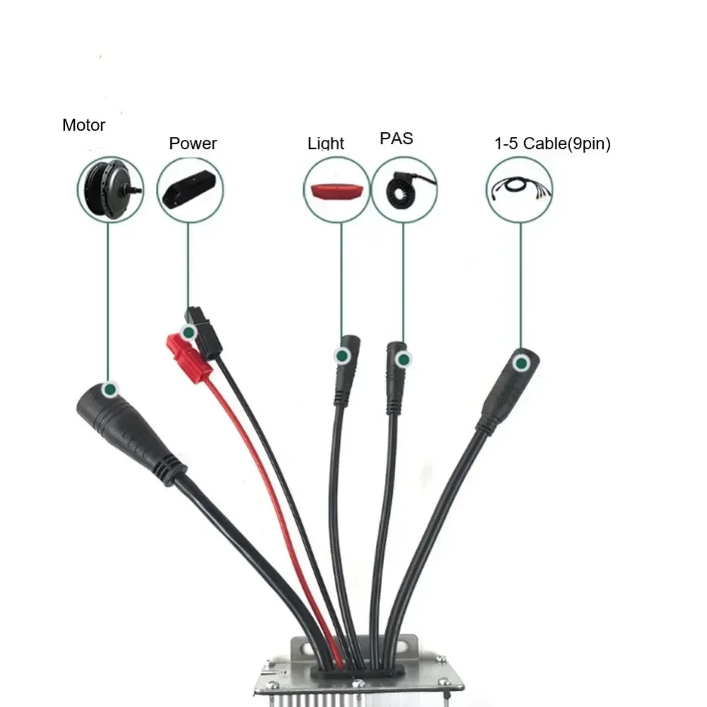 36/48V 30A Waterproof Controller W/ Lightline For KT 1000W Brushless Motor Ebike Conversion Kit Electric Bicycle Accessories
