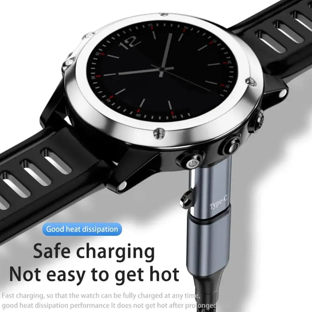 Фото Адаптер зарядного устройства для умных часов Garmin Fenix 7 7X 5S 6 6X 6S PRO Type C Micro USB №5
