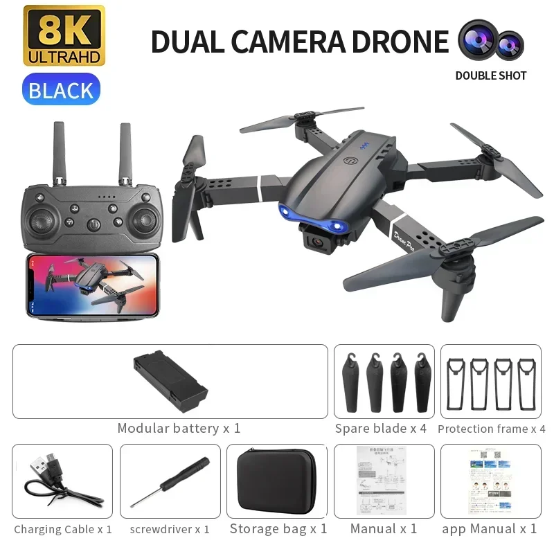 E99 Dual4K Black Bag