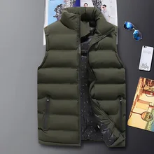 

Mens Vest Jacket New Autumn Warm Sleeveless Jackets Male Winter Casual Waistcoat Vest Plus Size Veste Homme Brand Clothing Men