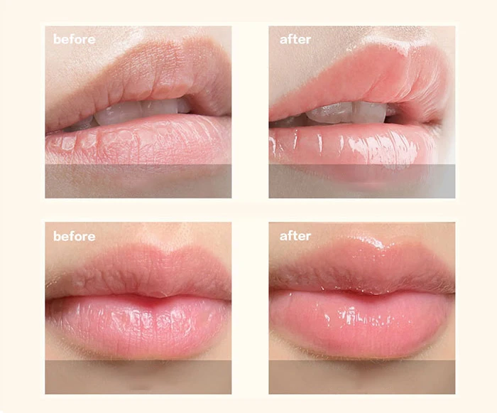 2Pcs/Box Lightweight Lip Mask Set Lip Balm Moisturizing