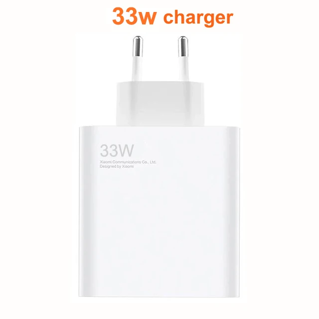 Cargador Xiaomi Mi 33W Wall Charger (Tipo A + Tipo C) White