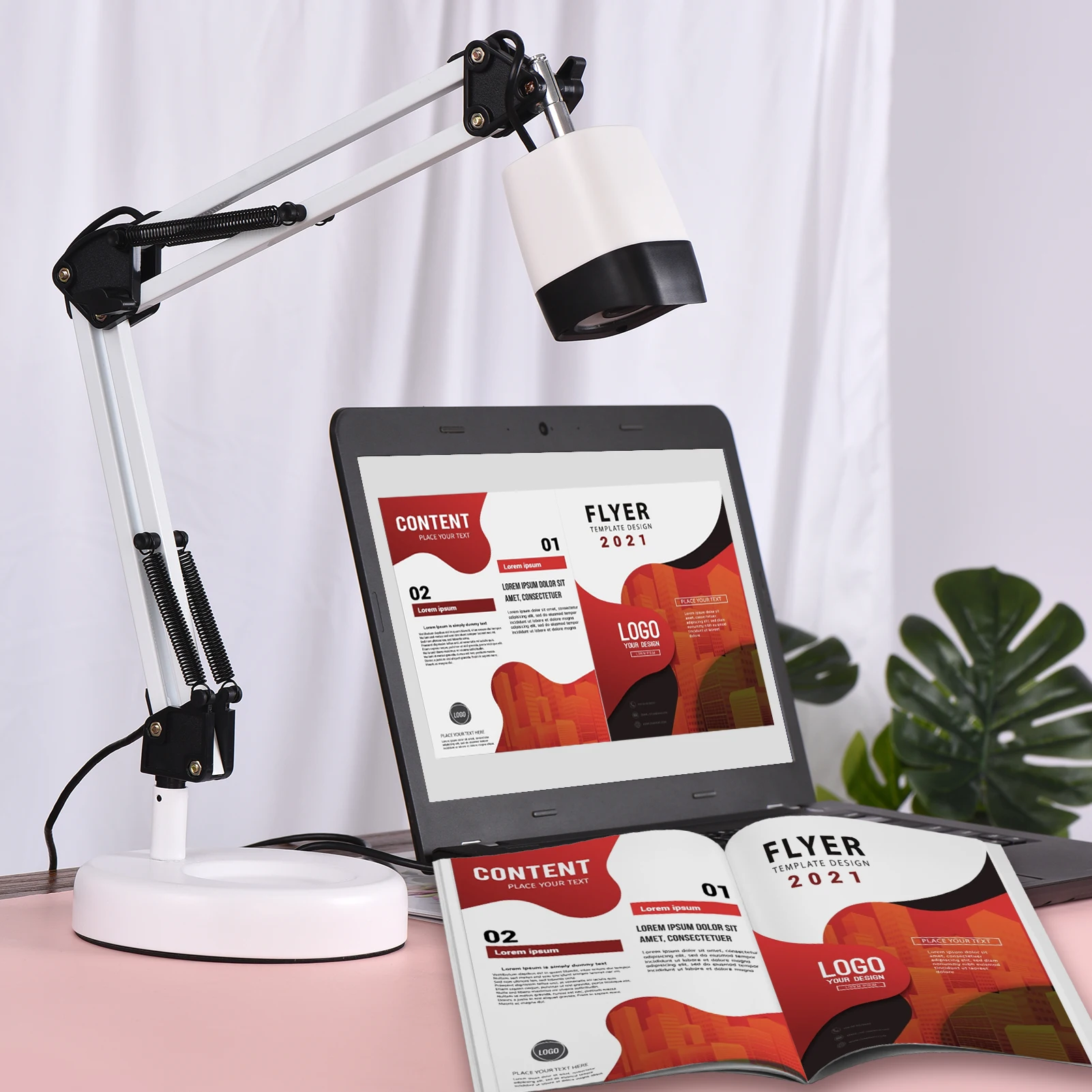 2 in 1 Document Scanner Camera & Webcam with Auto-Focus and LED Supplemental Light 8 Mega-pixel HD High-Definition A3 Scan Size