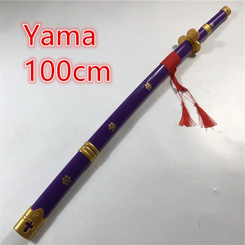 

Anime Cosplay 100cm Yama Sword Weapon Armed Katana Espada Wood Ninja Knife Samurai Sword Prop Toys For Teens