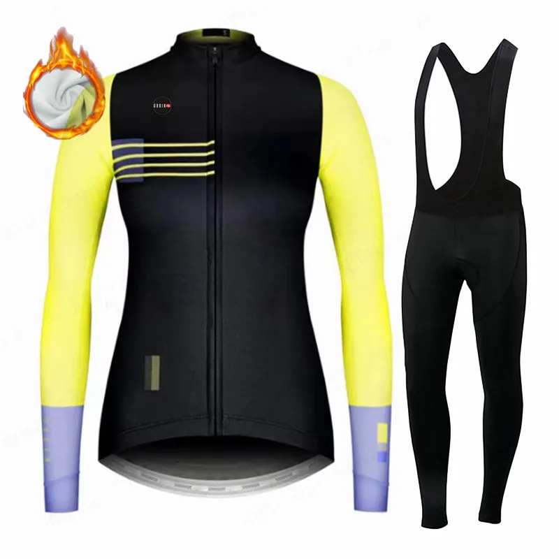 Women Winter Bicicleta Set Outdoor Thermal Fleece Cycling Clothing Road Bike Shirt MTB Jersey Bicycle Uniform Ciclismo cycling jersey cycling shirt cycling suit cycling jersey set