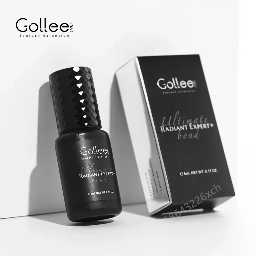 Gollee-pegamento de secado rápido para extensiones de pestañas, 12 piezas, S01 0.5s, para artistas profesionales, salón, fiesta, proveedores de herramientas de maquillaje