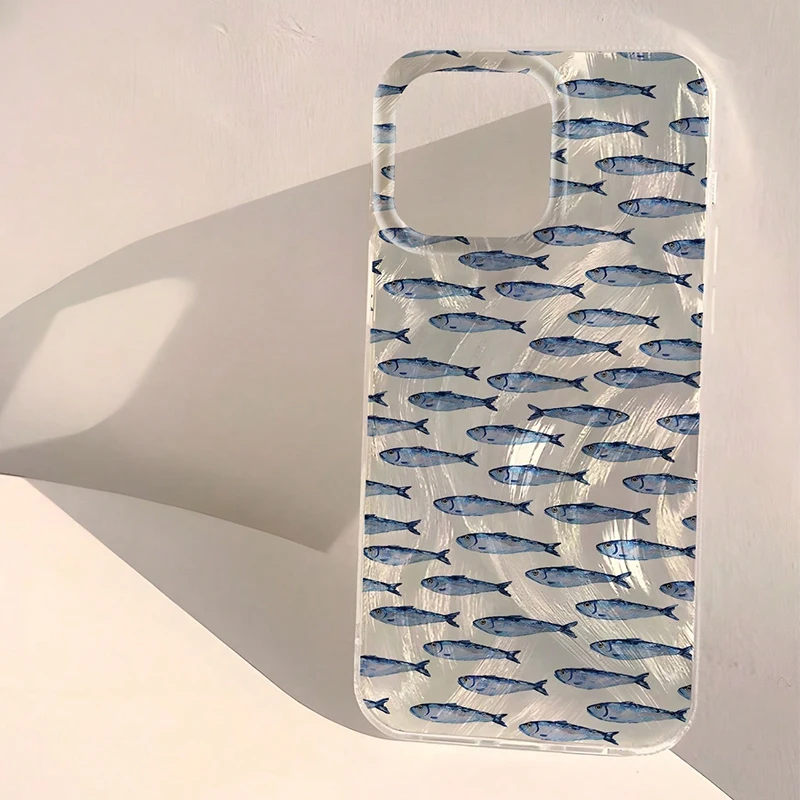 Minimalist Fish Pattern Phone Case Cover
