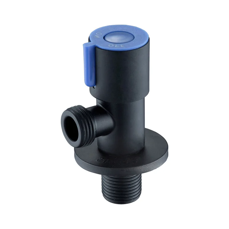 Stainless Steel Hot & Cold Inlet Valve Bathroom Faucet Stop Valve Kitchen Sink Basin Triangle Water Pressure Regulator
