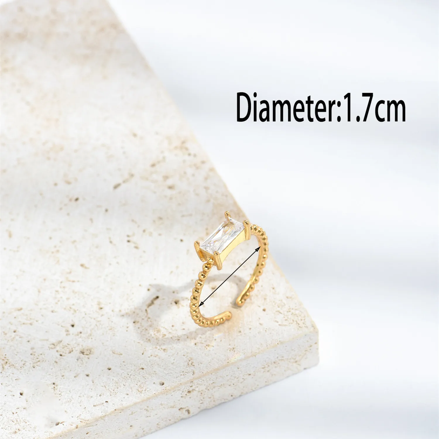 2021 INS Color Rainbow Fashion Rings For Women Finger Jewelry Clear CZ Colorful Neon Enamel Open Adjusted Dome Ring