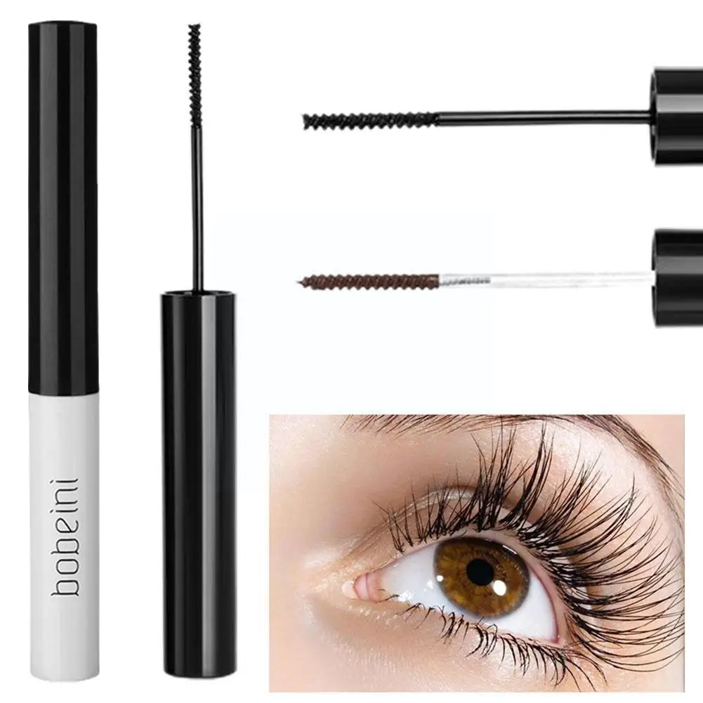 

New Ultra-fine Mascara Natural Curling Thick Lengthening Waterproof Mascara Mascara Curl Makeup Cosmetics Non-smudge Eyelas E3D8