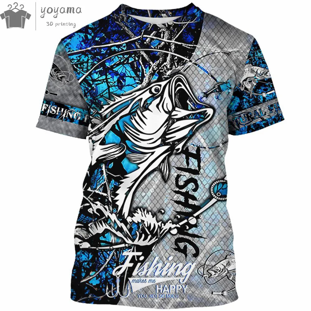 

Fashion 3d Carp Fishing Men's T Shirt Summer Street Shirt Trendy O-Neck Short Sleeve Oversized Men's T Shirt Men's Leisure Tee