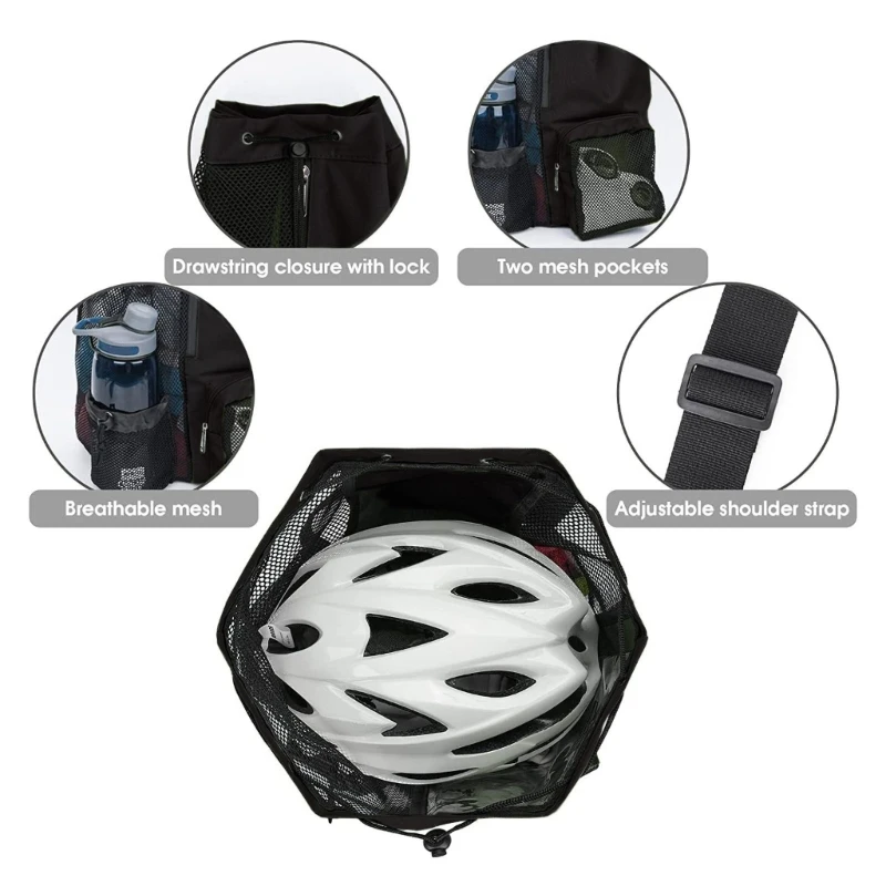 Separated Waterproof Compartment Bag Dry and Wet Bag Swimming Equipment Mesh Bag