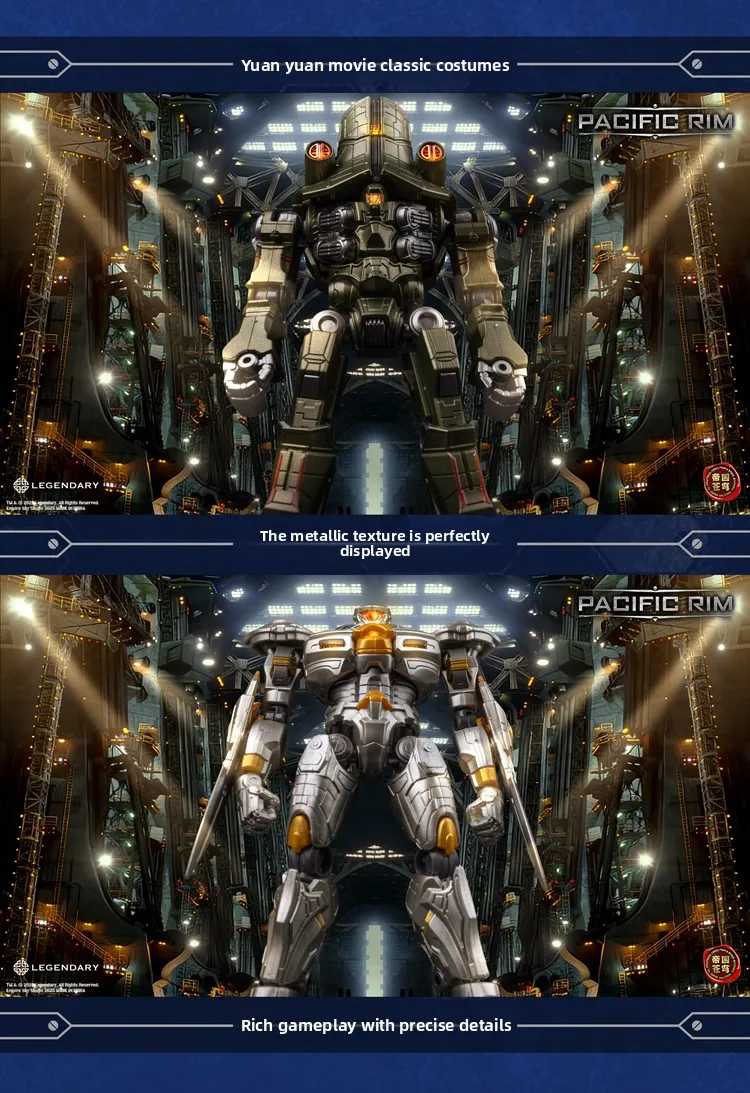 Pacific Rim Jaeger Action Figure Articulated Model Kit Gipsy Danger Striker Eureka Cherno Alpha Crimson Typhoon Collectible Toys