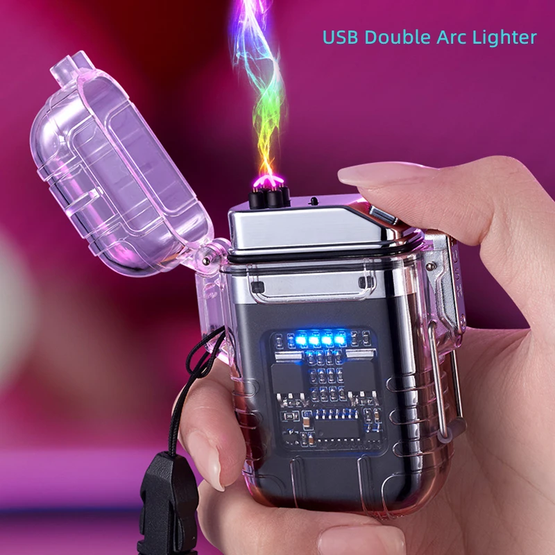 USB Type C Charging Lighter Transparent Fuselage Glare Lighting