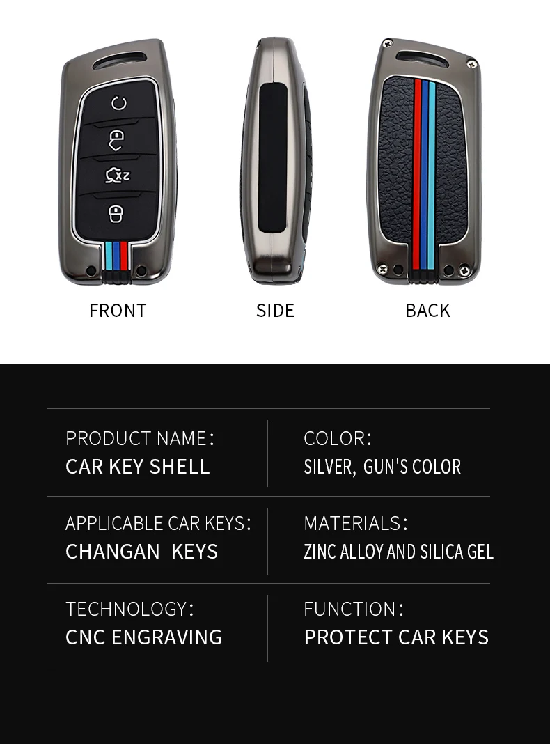 Zinc Alloy Key Holder For Changan CS35 Plus Car Key Cover Case For Changan CS75 PLUS CS85 COUPE CS95 Remote Set Accessories 13 Zinc Alloy Key Holder For Changan CS35 Plus Car Key Cover Case For Changan CS75 PLUS CS85 COUPE CS95 Remote Set Accessories - Sfda44c64b3a24d05aba818721aac2bf2j
