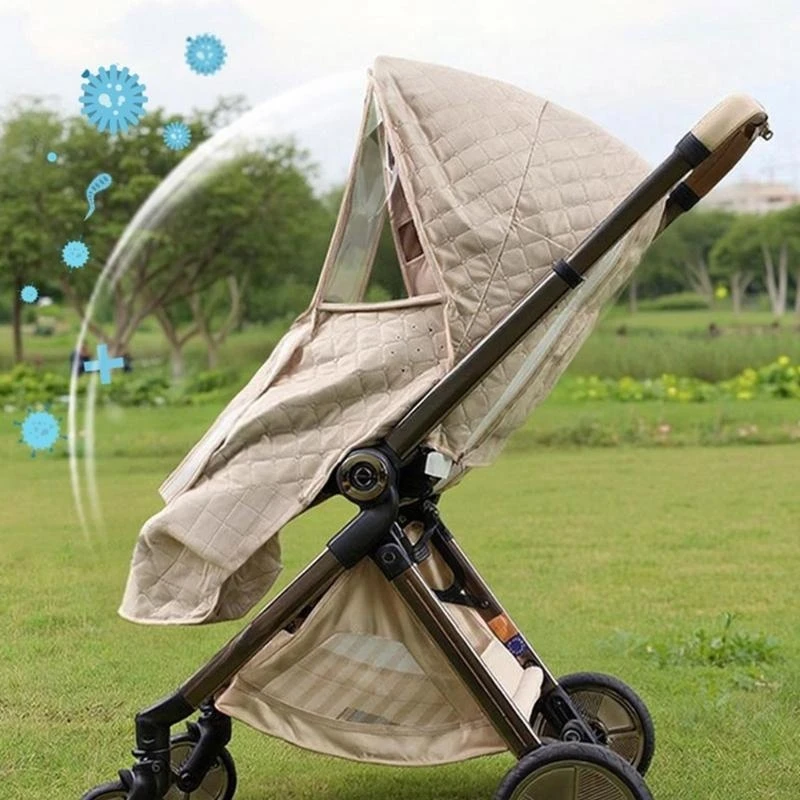 Universeller Kinderwagen-Regenschutz, wasserdichter Schutz für Kinderwagen A2UB – Detail 7