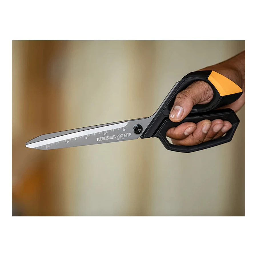 TOUGHBUILT TB-H4-70-11 Industrial Scissors Construction Powerful Scissors 11" Thin Iron Shears High Precision Hand Tools 4