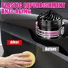 Black coating paste for plastic and rubber repair -General Motors Interior repair wax,Multi-purpose car care,long-lasting polish 1