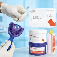 Matériau d'empreinte dentaire en silicone, pâte à modeler haute et basse viscosité, kit de lavage pour dentiste professionnel, pour la création de modèles précis de couronnes, bridges et implants 3