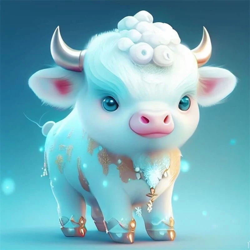 Houseeker Acrylic 12 Zodiac Animal Ornaments Car Pendant Hanging Decorations Cartoon Animals Keychains