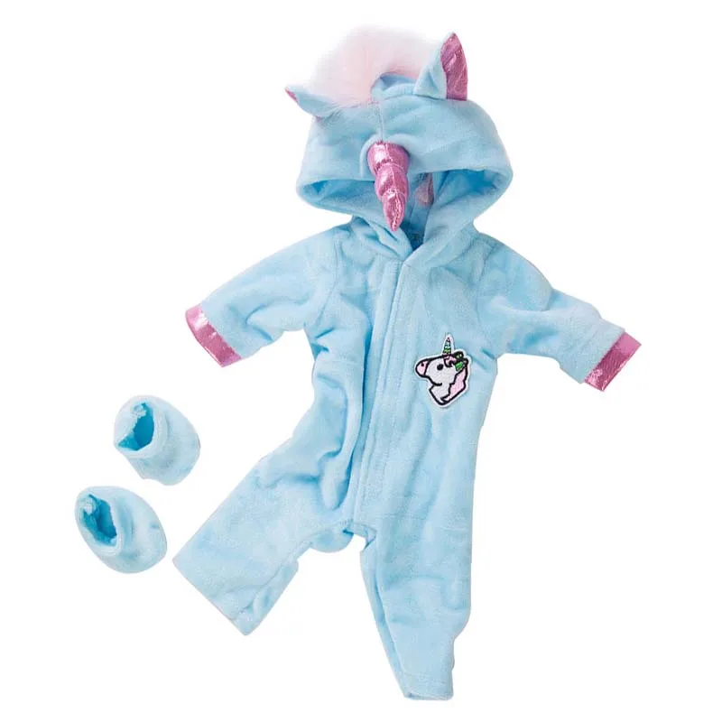 Doll Winter Clothes Fits for 17 Inch Baby Doll Kitty Outfit Set for 40cm Reborn Baby Doll Coat Hoodie Suit for Toy Wear