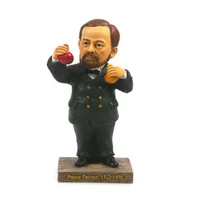 France Louis Pasteur Hand-painted Creative Resin Crafts World Celebrity Statue Tourism Souvenir Gifts Collection Home Decor 1