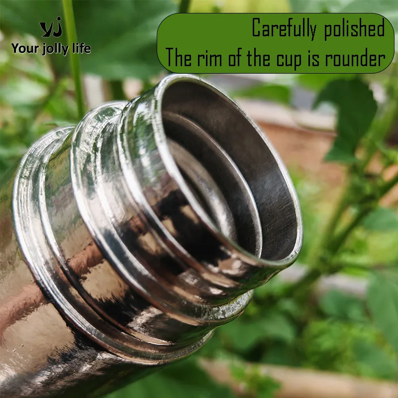 400ml Conical Pure Titanium Thermos Cup With Filter And Magnetic Cap,Double-layer Vacuum Flasks,Gift,Outdoor Health Water Bottle view 6