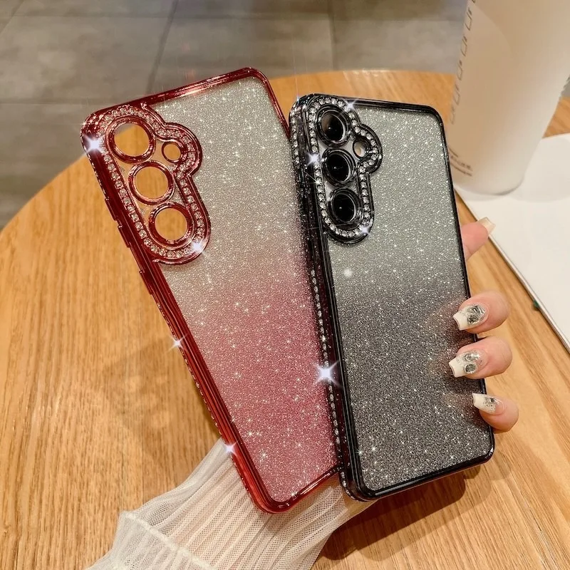 Luxury Gradient Glitter Rhinestone Diamond Protective Case