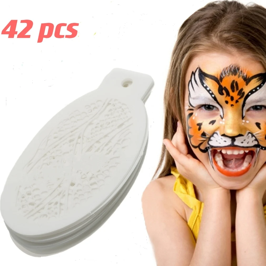 Best Deal for Face Paint Stencils, 12Pcs Reusable PET Face