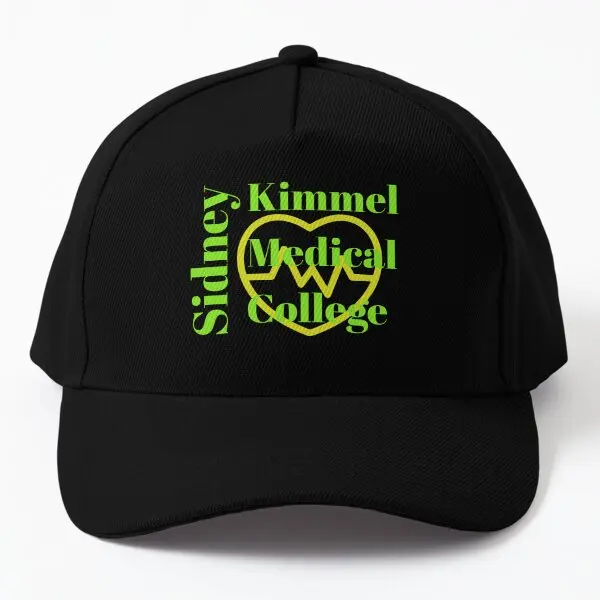 

Sidney Kimmel Medical College Baseball Cap Hat Boys Summer Spring Outdoor Bonnet Fish Solid Color Casual Black Printed