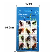 12pcs Insects Flies Set For Carp Trout Topwater 3