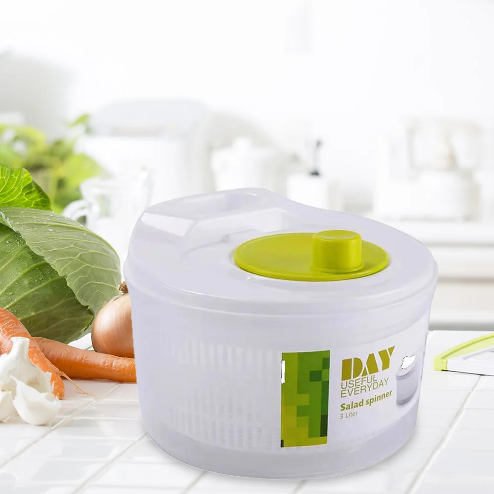 Multifunctional Vegetable Dryer Fruit Salad Dehydrator Plastic Salad Spinach Leaf Dryer Lettuce Drainer Gadget