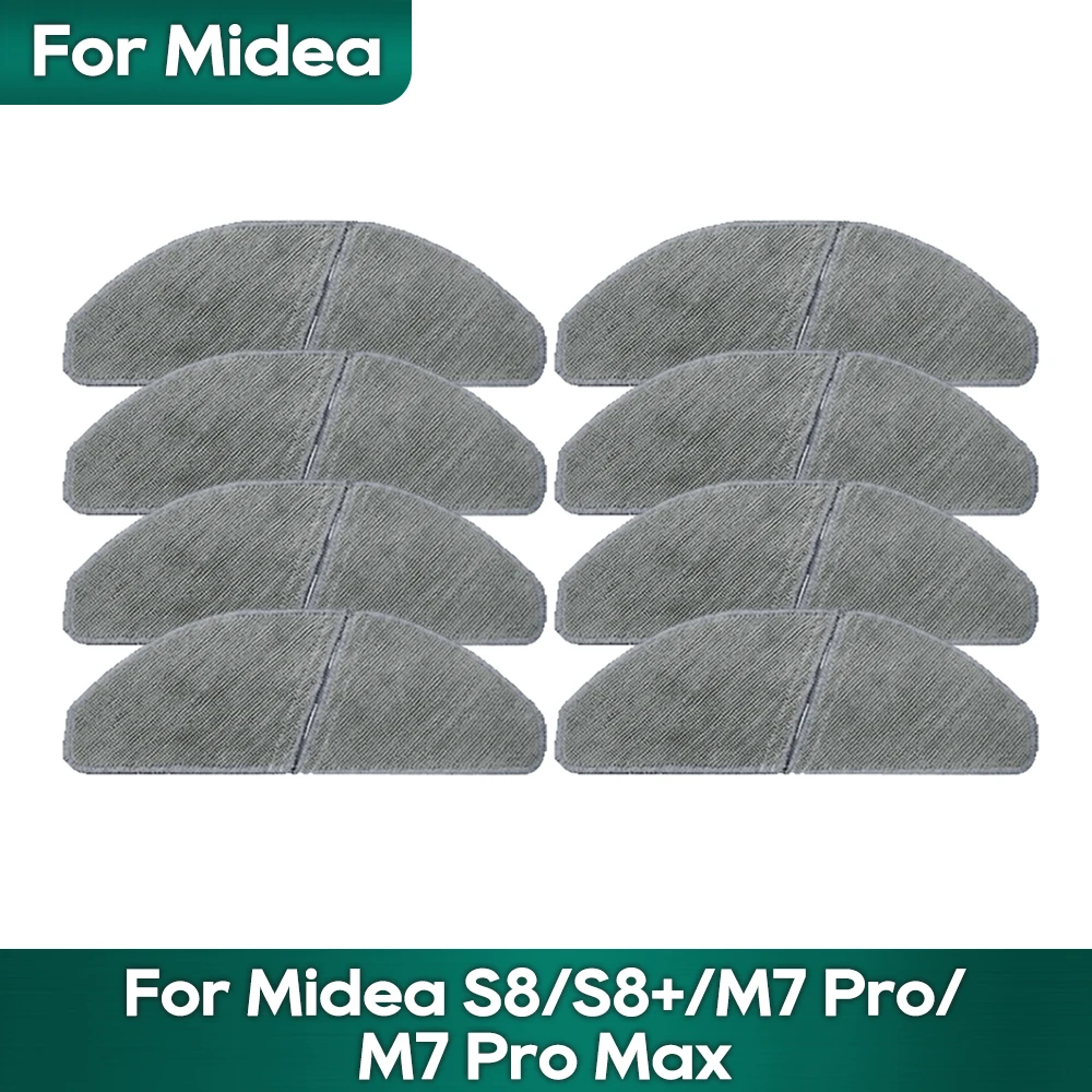 Robô Aspirador Peças Sobressalentes de Substituição Mop Cloth Wipe Rag Compatível para Midea s8 Mais m7 Pro m7 Pro Max Acessórios