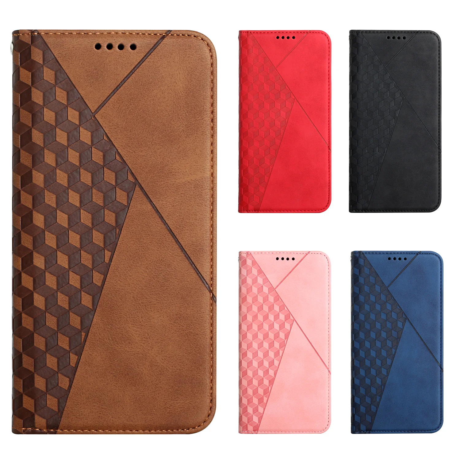 Чехол для телефона-книжка для OPPO, A16, A16S, A54S, A55, A53S, A74, A93, A54, A94, A52, A72, A92, A7, 4G, 5G, кожа, с отделением-бумажником