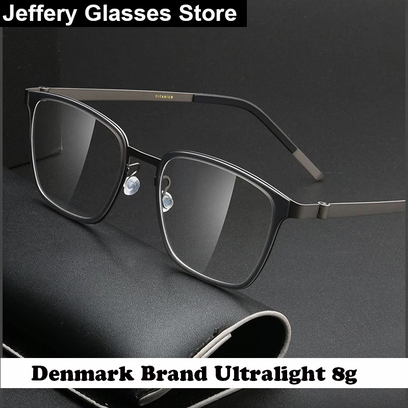 DenmarkBrandTitaniumAcetateGlassesFrameWomenMen8gUltralightPrescriptionMyopiaRead