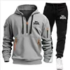 Basic Men/Women 2Pcs/Sets Sweatshirt Hoodies Pants 2024 Male Gyms Fitness Tops Joggers Sportswear Tracksuits 5
