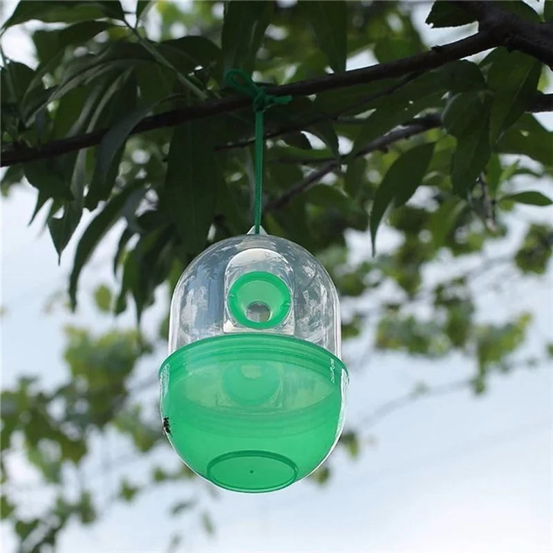 Fly Trap Reusable Wasp Hanging Fly Trap Catcher Beekeeping Catcher Cage Equipment Tool for Wasps Bees Hornet Pest Control Garden