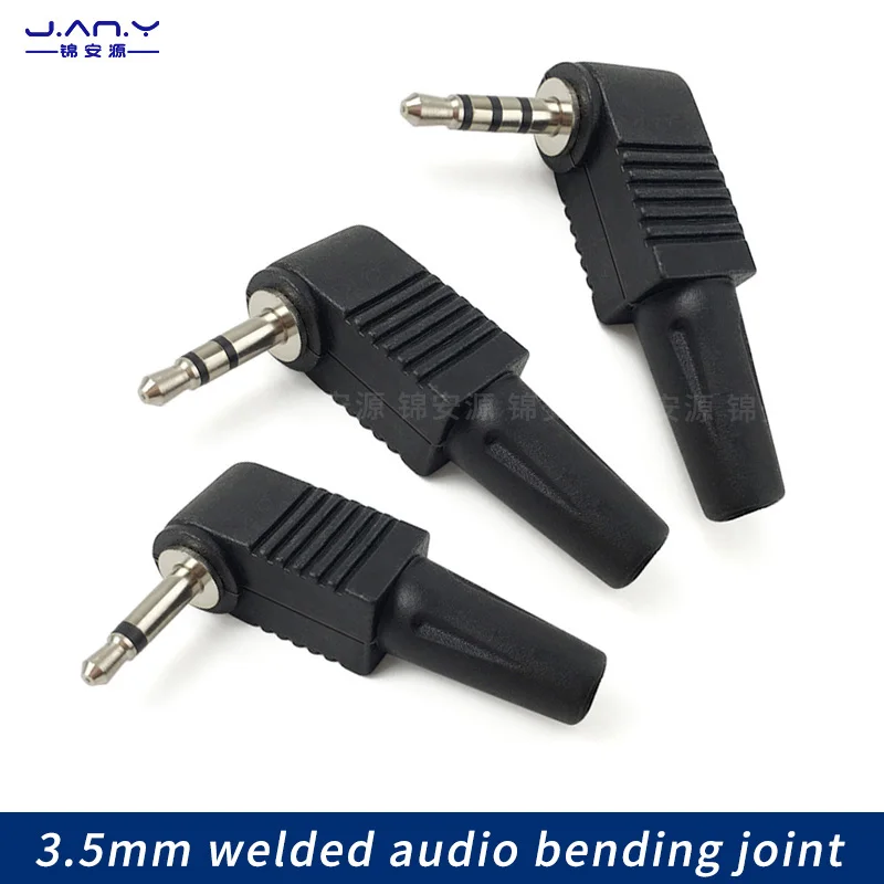 90 ° earphones, mobile phone plug, L-shaped audio cable