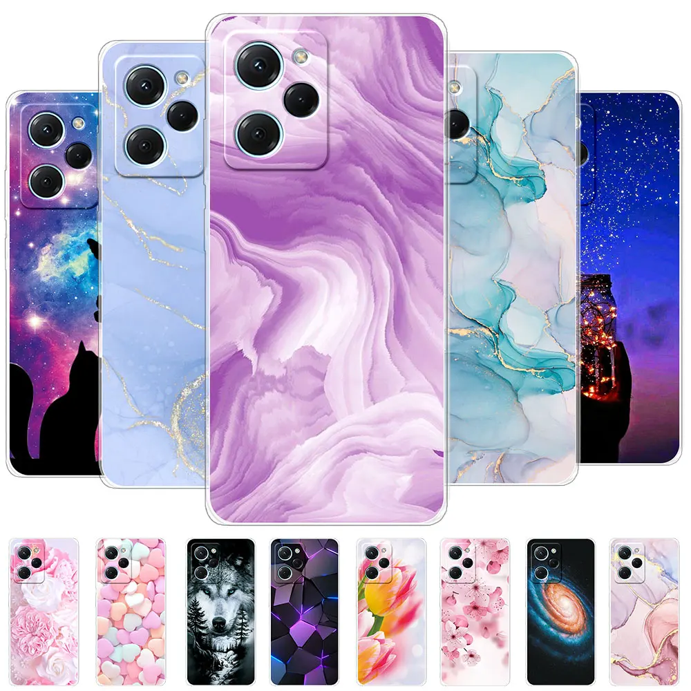 Per Xiaomi Poco X5 Pro Custodia Per Poco X5 X5 Pro Cover Custodia Morbida In Silicone Tpu Fundas Per Xiaomi Pocox5 X5 Pro Coque Bumper