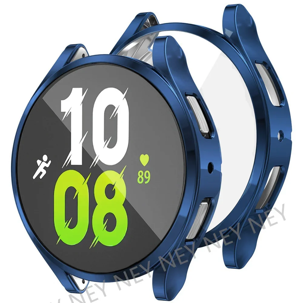 Premium TPU Protective Case with Full Cover Bumper and Screen Protector for Samsung Galaxy Smartwatches