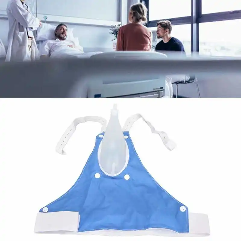 Silicone Urine Collector Prevent Side Leakage Breathable Washable Resuable Portable Urine Catheter Bags for Urinary Incontinence