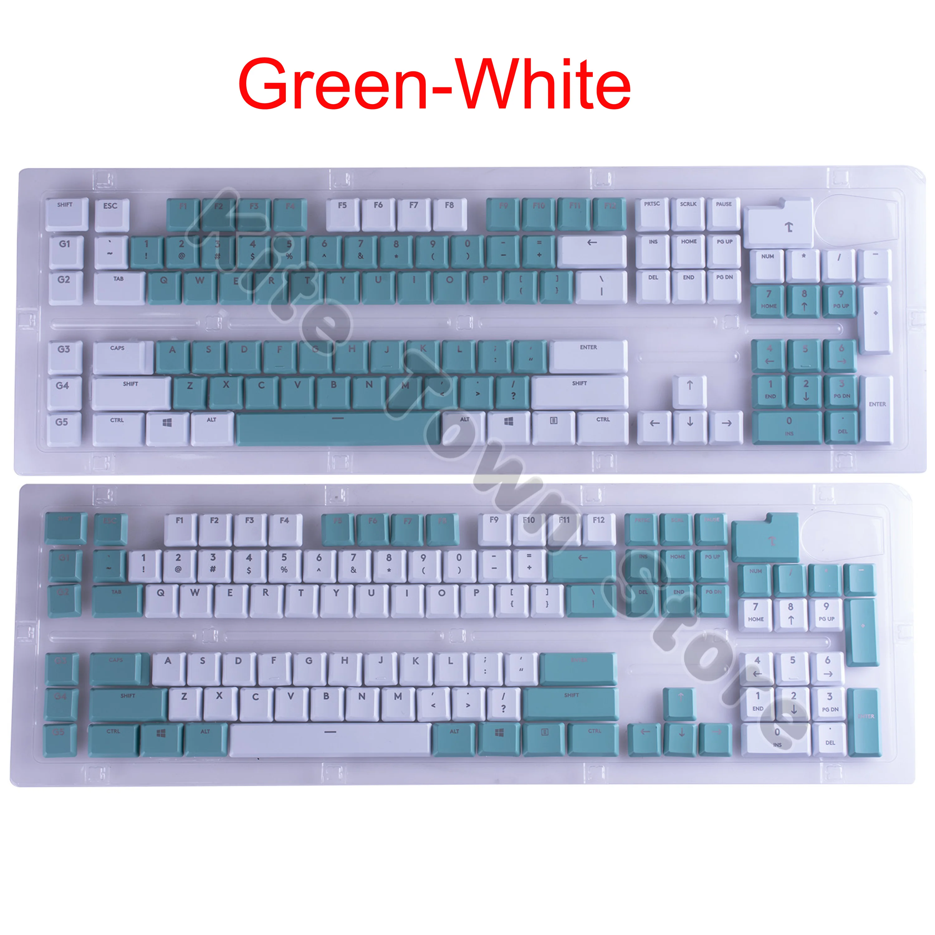 109Pcs Keycaps Key Caps Per Logitech G915 G913 G815 G813 Rgb Tkl Tastiera Wireless Versione Usa Colore Verde