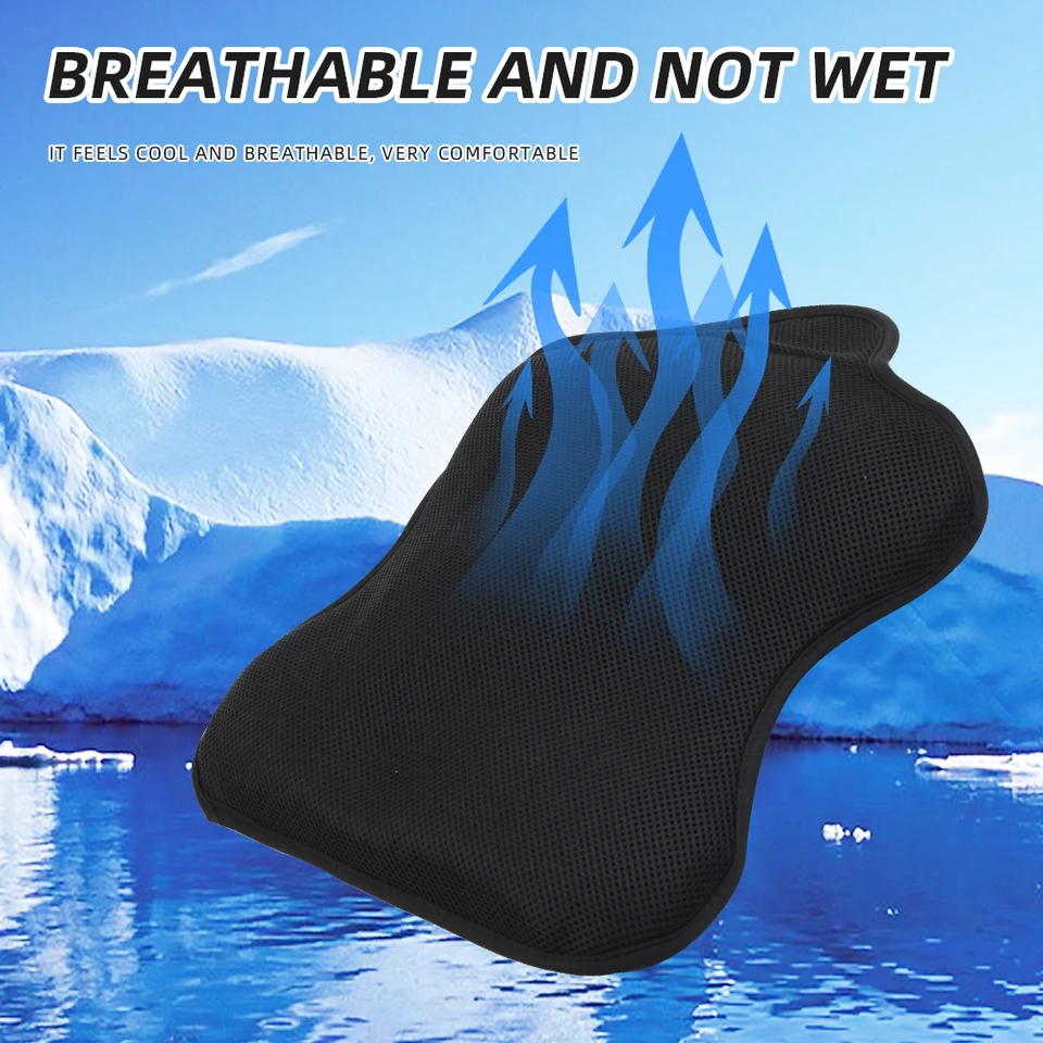 Motorcycle Seat Cushion For BMW R1250RT/RS - Gel Memory Foam, Ventilated & Anti-Slip, Long Ride Comfort