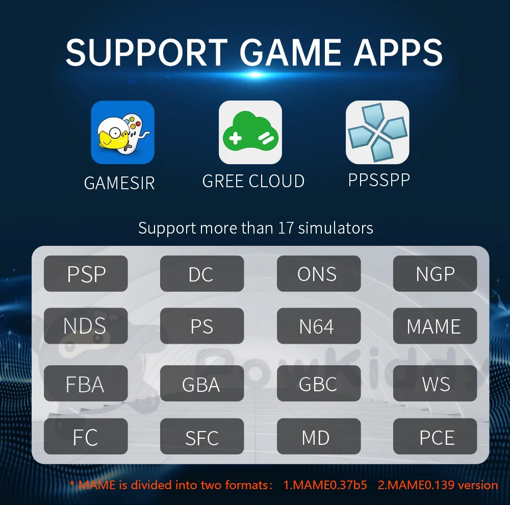 New X17 Android 7.0 Handheld Game Console 7-inch IPS Touch Screen MTK 8163 Quad Core 2G RAM 32G ROM Retro Game Players