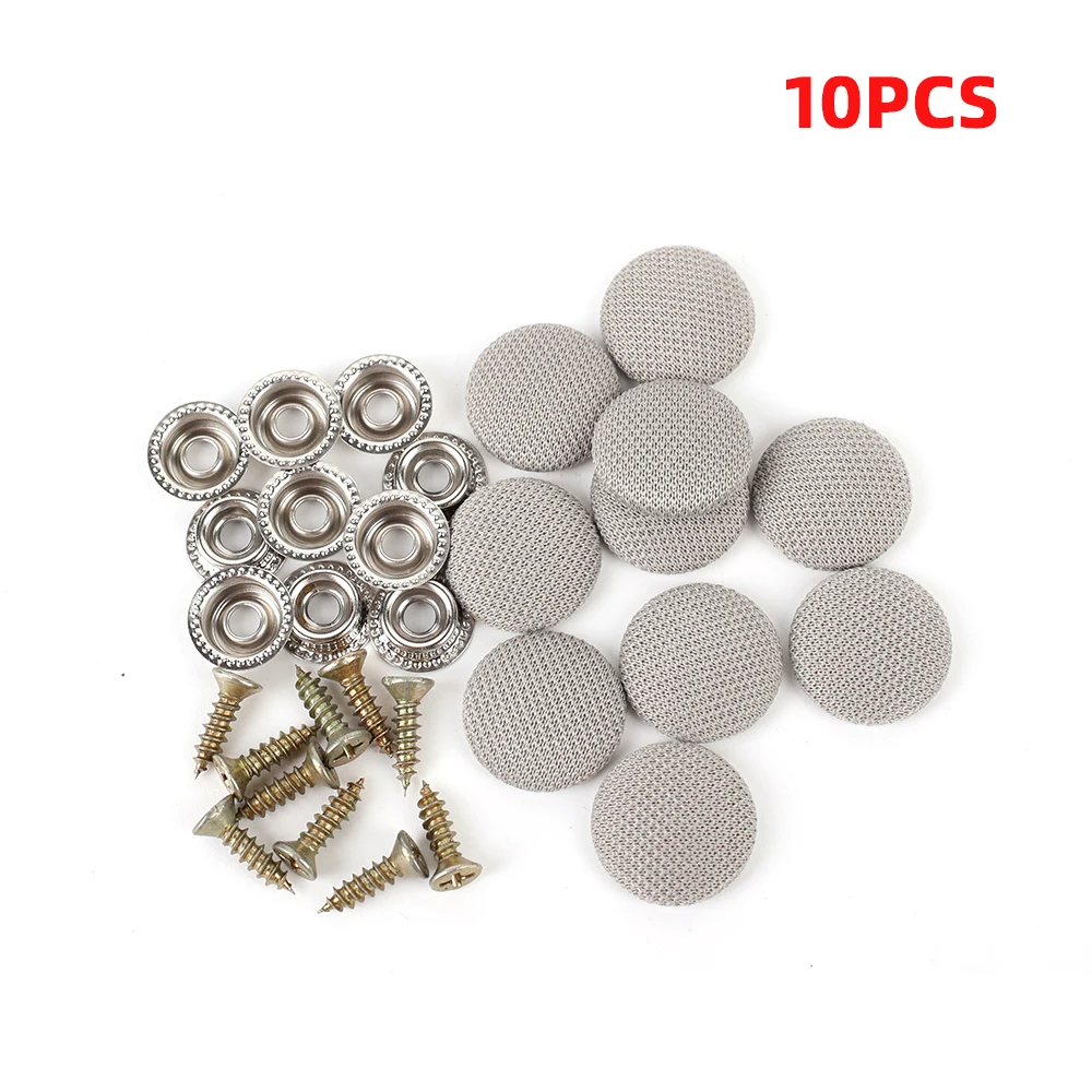 Kit Reparation Ciel De Toit Voiture Kit De Réparation Toit Voiture 90 Pièces - Rivets Et Boutons Pour Tissu De Plafond Décollé - Gris Vis Ciel Auto Décollé