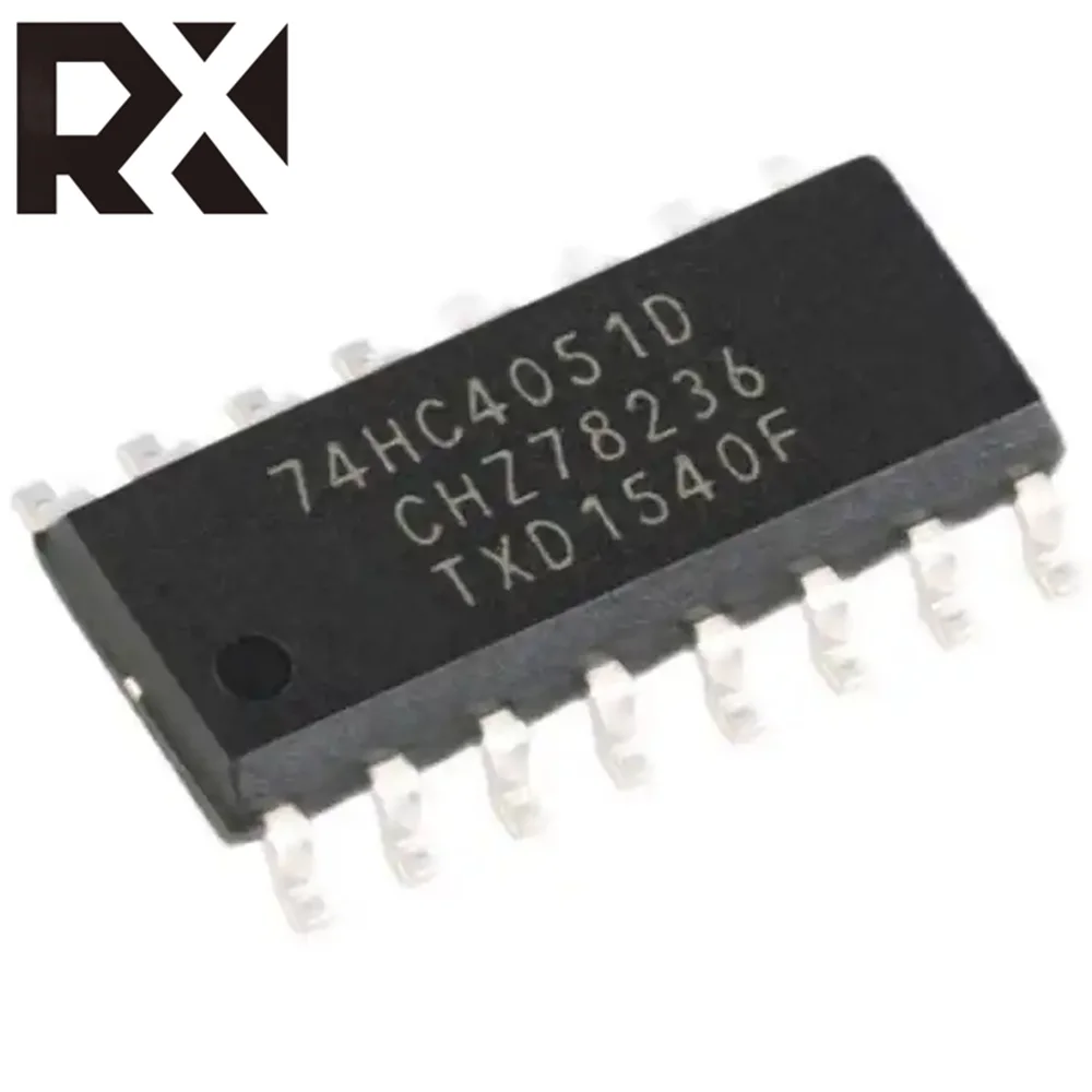 

Original 74HC4051D,653 SOIC-16 8-channel analog multiplexer resolver chip