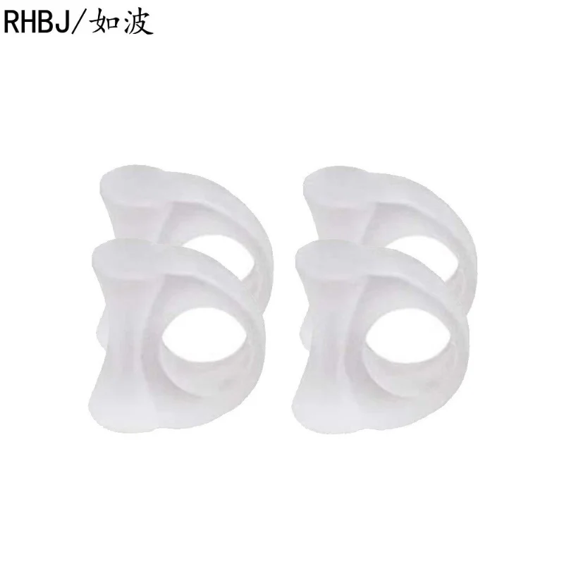 Protective Toes Separator 4pcs Suitable Bunion Corrector Material Soft Gel Straightener Spacers Stretchers Foot Care Tools Toe Separators Toe Corrector Toe Spreader Finger Toe Separator Toe Protectors
