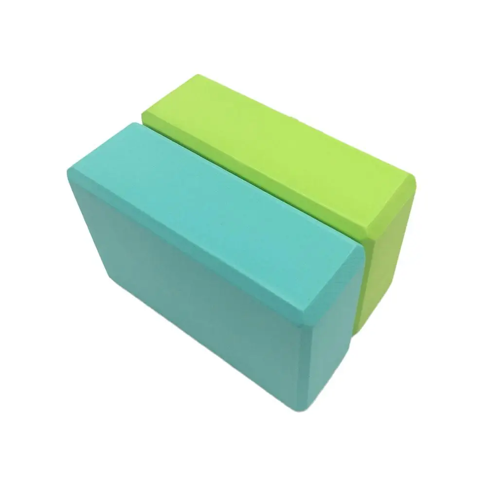 Yoga Bricks Foam Cushion Set for Enhanced Stretching & Body Shaping