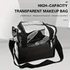 55832-f7cdc1.jpg Makeup Brush Holder Backpack Makeup Artist Travel Case Clear Waterproof Cosmetic Organizer Bag With Adjustable Strap And Divider